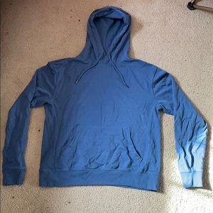 Plain blue hoodie
